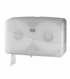 Toiletroldispenser Duo Jumbo Mini Wit