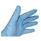Handschoen wegwerp extra sterk Nitril ongepoederd blauw