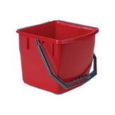 Emmer 15 ltr Werkwagen Rood