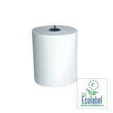 Handdoek papierrol Ecolabel Euro Matic cellulose wit