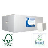 Handdoekpapier Multifolded Ecolabel verlijmd