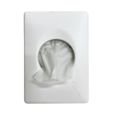 Hygiënezakjeshouder Wit voor plastic zakjes