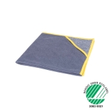 Microvezeldoek met scrubhoek Geel