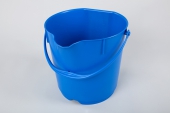 Emmer 15 liter met schenktuit blauw