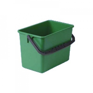 Emmer 6 ltr Groen Werkwagen