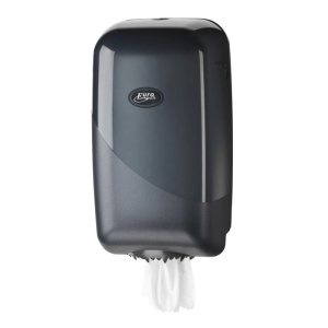 Poetspapierdispenser Mini Zwart