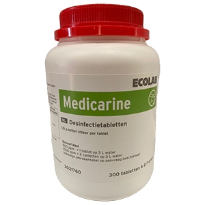 Medicarine desinfectietabletten 6x 300
