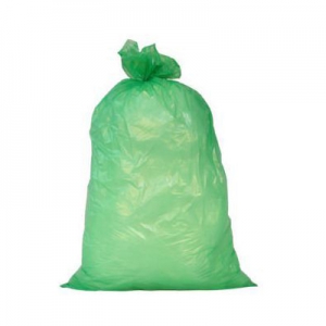 Afvalzak plastic 70x110 cm 30my 120 liter - Afvalzak plastic 70x110 cm 30 my, groen, 120 liter (3546)