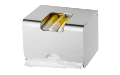 Maandverband- en Tampondispenser Compact RVS